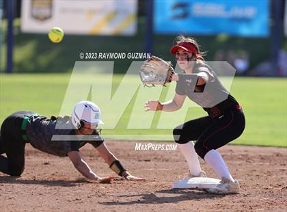 Thumbnail 3 in Reedley @ Fowler (CIF CS Softball Championships-Division 3) photogallery.