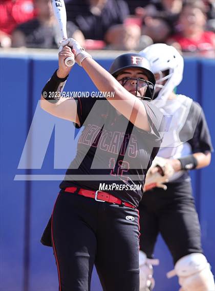 Thumbnail 3 in Reedley @ Fowler (CIF CS Softball Championships-Division 3) photogallery.