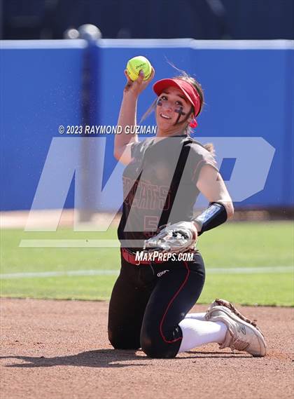 Thumbnail 2 in Reedley @ Fowler (CIF CS Softball Championships-Division 3) photogallery.