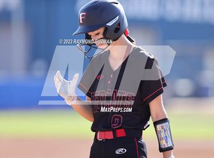 Thumbnail 1 in Reedley @ Fowler (CIF CS Softball Championships-Division 3) photogallery.