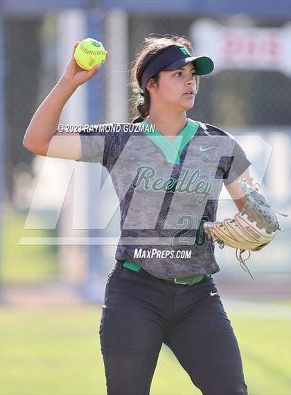 Thumbnail 2 in Reedley @ Fowler (CIF CS Softball Championships-Division 3) photogallery.