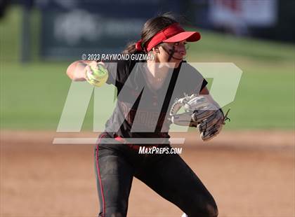 Thumbnail 2 in Reedley @ Fowler (CIF CS Softball Championships-Division 3) photogallery.