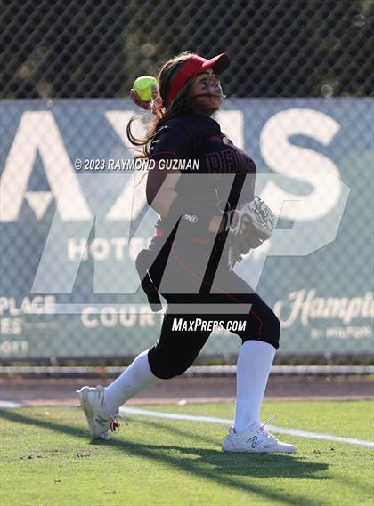 Thumbnail 1 in Reedley @ Fowler (CIF CS Softball Championships-Division 3) photogallery.