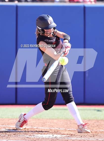 Thumbnail 3 in Reedley @ Fowler (CIF CS Softball Championships-Division 3) photogallery.