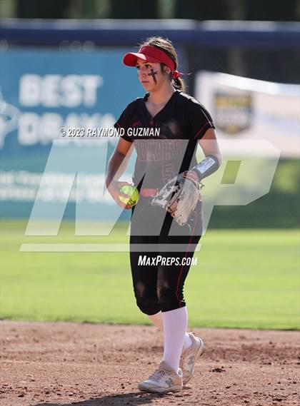 Thumbnail 1 in Reedley @ Fowler (CIF CS Softball Championships-Division 3) photogallery.