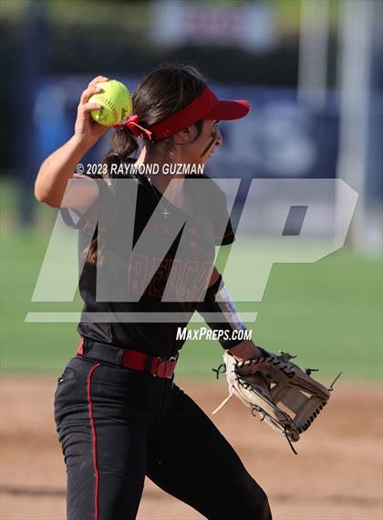 Thumbnail 2 in Reedley @ Fowler (CIF CS Softball Championships-Division 3) photogallery.