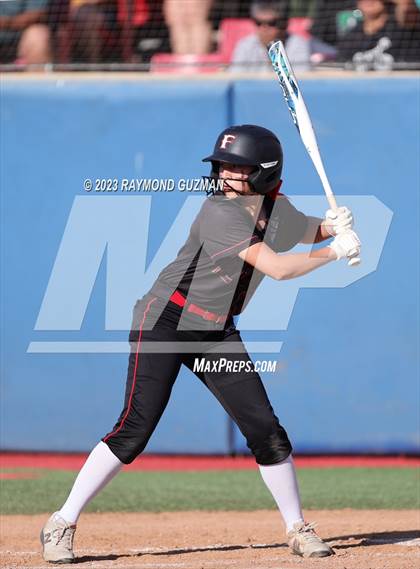 Thumbnail 3 in Reedley @ Fowler (CIF CS Softball Championships-Division 3) photogallery.
