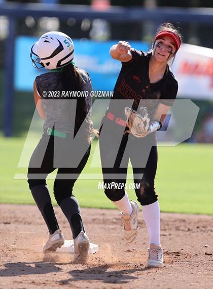 Thumbnail 2 in Reedley @ Fowler (CIF CS Softball Championships-Division 3) photogallery.
