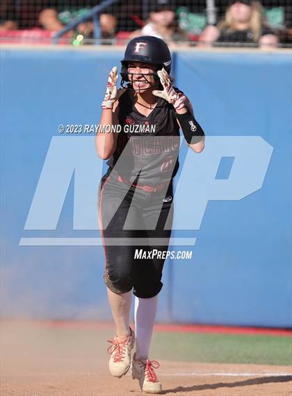 Thumbnail 1 in Reedley @ Fowler (CIF CS Softball Championships-Division 3) photogallery.