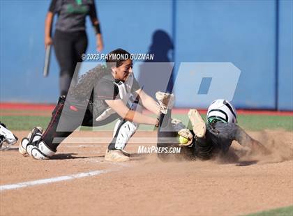 Thumbnail 3 in Reedley @ Fowler (CIF CS Softball Championships-Division 3) photogallery.