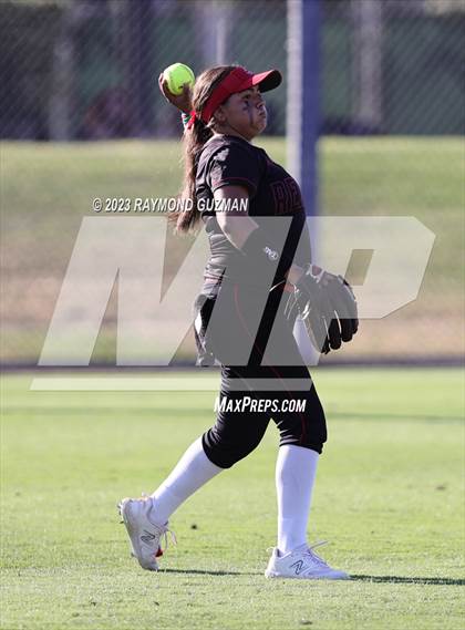 Thumbnail 3 in Reedley @ Fowler (CIF CS Softball Championships-Division 3) photogallery.