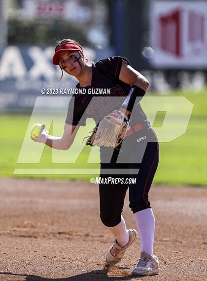 Thumbnail 1 in Reedley @ Fowler (CIF CS Softball Championships-Division 3) photogallery.