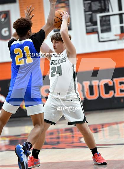 Thumbnail 1 in DeLand vs Mainland (JV Shoot-out at Spruce Creek) photogallery.
