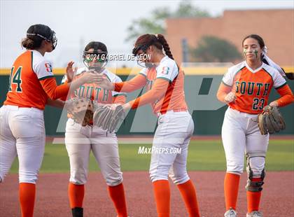 Thumbnail 1 in Harlingen South @ Leander (UIl Softball 5A Region 4 Regional Semifinal - Game 1) photogallery.