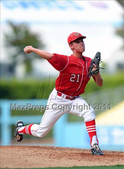Thumbnail 1 in Woodbridge vs. Beckman (CIF SS D3 Final) photogallery.