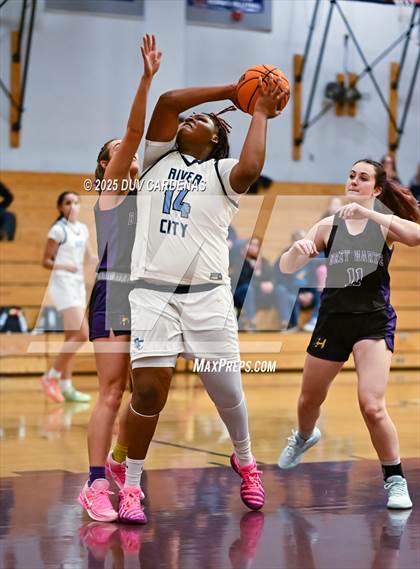 Thumbnail 3 in River City vs. Bret Harte (Winter Madness at the Mine) photogallery.