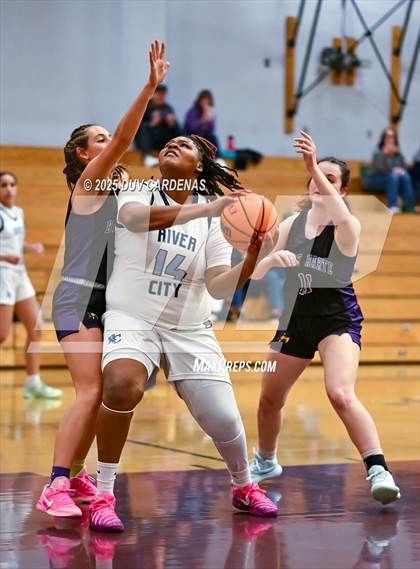 Thumbnail 2 in River City vs. Bret Harte (Winter Madness at the Mine) photogallery.