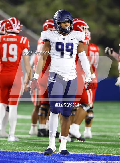 Thumbnail 3 in Sierra Canyon vs. Mater Dei (CIF SS D1 Semifinal) photogallery.