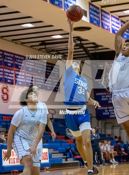 Thumbnail 3 in Apollo vs Serra (Visit Mesa Basketball Challenge) photogallery.