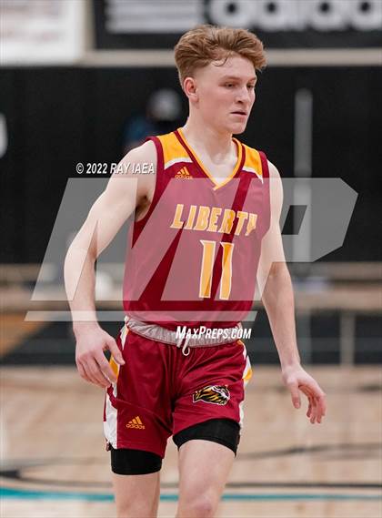 Thumbnail 3 in Liberty vs. Davis (Simply Basketball Showcase) photogallery.