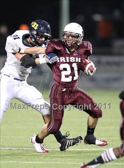 Thumbnail 2 in Victor vs. Aquinas Institute (Section 5 Class A Final) photogallery.