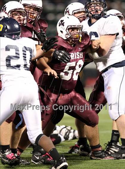 Thumbnail 2 in Victor vs. Aquinas Institute (Section 5 Class A Final) photogallery.