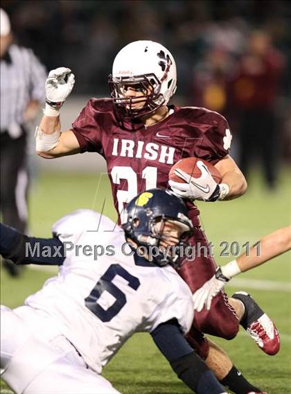 Thumbnail 3 in Victor vs. Aquinas Institute (Section 5 Class A Final) photogallery.