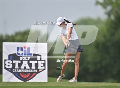 Thumbnail 2 in UIL 6A Golf State Finals (Round 1) photogallery.