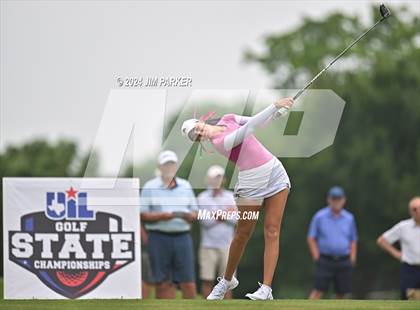 Thumbnail 2 in UIL 6A Golf State Finals (Round 1) photogallery.