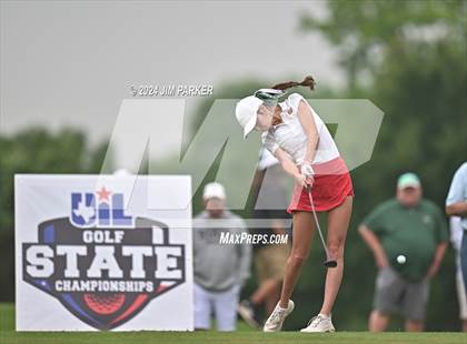Thumbnail 2 in UIL 6A Golf State Finals (Round 1) photogallery.