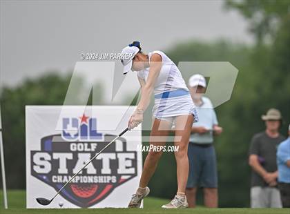 Thumbnail 2 in UIL 6A Golf State Finals (Round 1) photogallery.