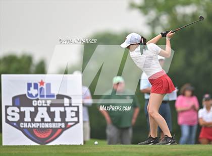 Thumbnail 1 in UIL 6A Golf State Finals (Round 1) photogallery.