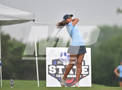 Thumbnail 1 in UIL 6A Golf State Finals (Round 1) photogallery.