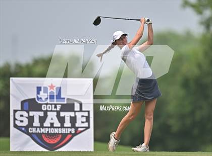 Thumbnail 2 in UIL 6A Golf State Finals (Round 1) photogallery.