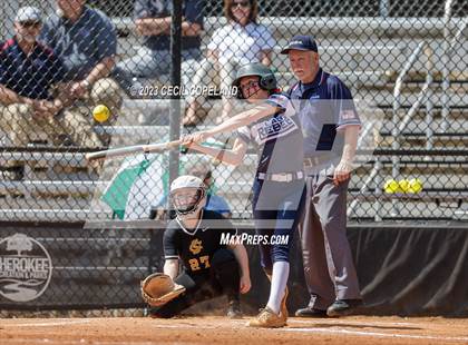Thumbnail 1 in Sequoyah vs Haralson County (GHSA Slowpitch Elimination) photogallery.