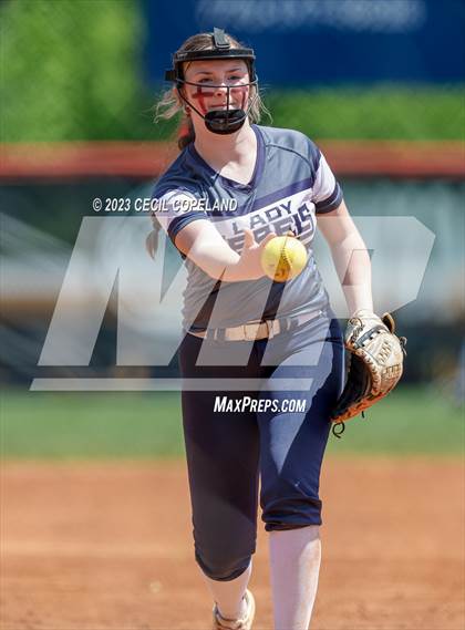 Thumbnail 1 in Sequoyah vs Haralson County (GHSA Slowpitch Elimination) photogallery.