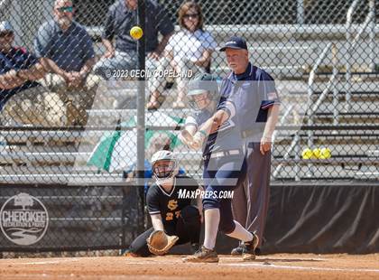 Thumbnail 3 in Sequoyah vs Haralson County (GHSA Slowpitch Elimination) photogallery.
