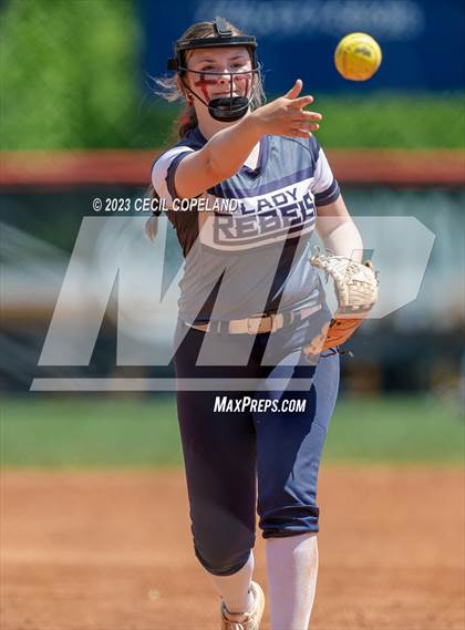 Thumbnail 2 in Sequoyah vs Haralson County (GHSA Slowpitch Elimination) photogallery.