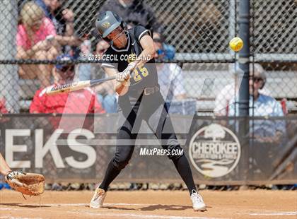 Thumbnail 3 in Sequoyah vs Haralson County (GHSA Slowpitch Elimination) photogallery.