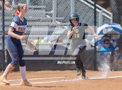 Thumbnail 1 in Sequoyah vs Haralson County (GHSA Slowpitch Elimination) photogallery.