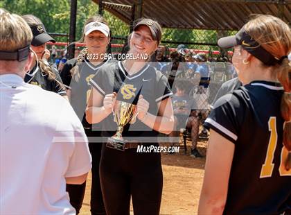 Thumbnail 2 in Sequoyah vs Haralson County (GHSA Slowpitch Elimination) photogallery.