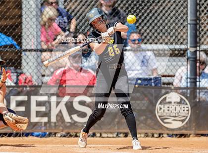Thumbnail 1 in Sequoyah vs Haralson County (GHSA Slowpitch Elimination) photogallery.