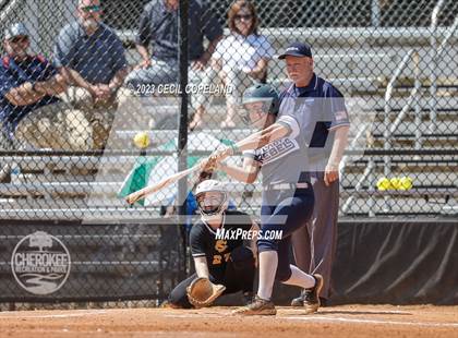 Thumbnail 2 in Sequoyah vs Haralson County (GHSA Slowpitch Elimination) photogallery.