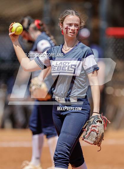 Thumbnail 1 in Sequoyah vs Haralson County (GHSA Slowpitch Elimination) photogallery.