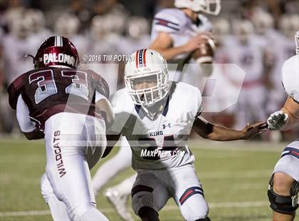 Thumbnail 3 in King vs Paloma Valley (CIF Division 5 Round 1 Playoff) photogallery.