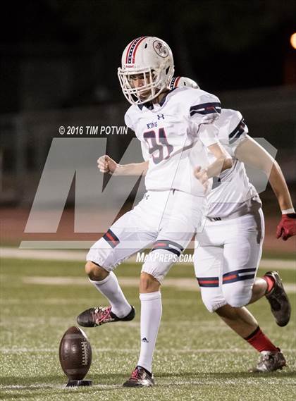 Thumbnail 1 in King vs Paloma Valley (CIF Division 5 Round 1 Playoff) photogallery.