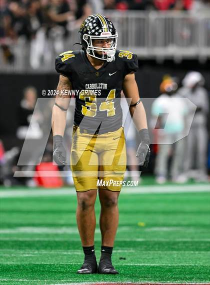 Thumbnail 1 in Grayson vs. Carrollton (GHSA 6A Championship) photogallery.