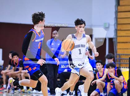 Thumbnail 2 in Westlake vs Crescenta Valley (Annual Bob Hawking Simi Valley Tip-Off Classic) photogallery.