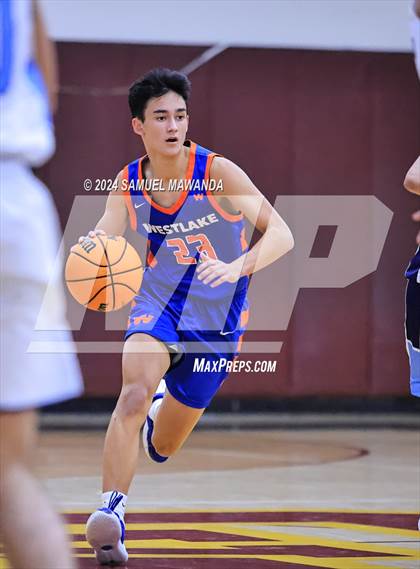 Thumbnail 1 in Westlake vs Crescenta Valley (Annual Bob Hawking Simi Valley Tip-Off Classic) photogallery.