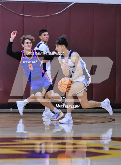 Thumbnail 3 in Westlake vs Crescenta Valley (Annual Bob Hawking Simi Valley Tip-Off Classic) photogallery.